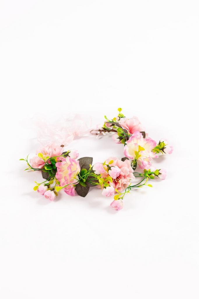 Grote Bloemenkrans Lichtroze Bloemen Haarband Diadeem Fairy, Kleding | Dames, Carnavalskleding en Feestkleding, Accessoires, Nieuw
