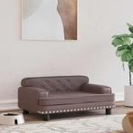 vidaXL Hondenmand 70x45x30 cm kunstleer bruin, Dieren en Toebehoren, Verzenden, Nieuw