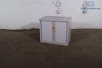 Roldeurkast | Tweedehands | Grijs | 1 legbord | LK260, Huis en Inrichting, Kasten | Roldeurkasten en Archiefkasten, Verzenden