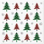 PAW - Lunch servetten - Christmas Tree Check Red and Green, Nieuw