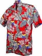 Karmakula, Parrots Red Cotton Hawaiien Shirt., Nieuw, Verzenden