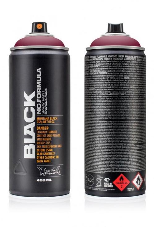 Montana Black BLK3062 Cardinal 400 ml, Doe-het-zelf en Verbouw, Verf, Beits en Lak, Nieuw, Ophalen of Verzenden