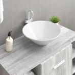 vidaXL Wasbakken 2 st 42x42x14 cm keramiek wit, Verzenden, Nieuw
