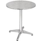 Bolero Bistro ronde RVS tafel 60cm grijs, Verzenden, Nieuw in verpakking