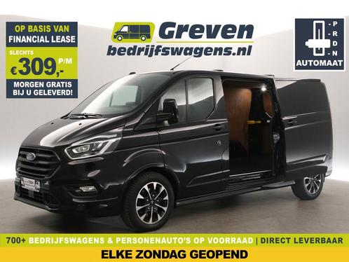 Ford Transit Custom 2.0 TDCI L2H1 AUT Airco Cam PDC €309pm, Auto's, Bestelauto's, Automaat, Diesel, Zwart, Ford, Verzenden