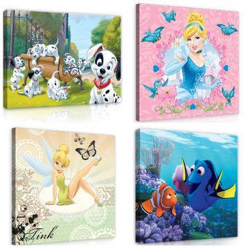 Canvas schilderijen, Disney, baby-, kinderkamer, 50% KORTING beschikbaar voor biedingen