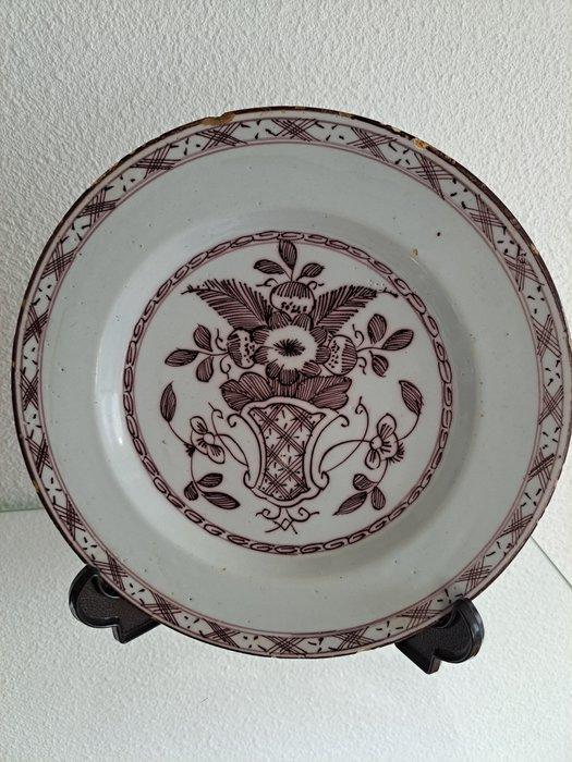 Delft, Plateelbakkerij - Bord (3) - Aardewerk, Antiek en Kunst, Antiek | Glas en Kristal