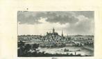Zicht op Mons, Antiek en Kunst, Kunst | Etsen en Gravures