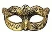 Venetiaans masker goud - barokdetails voor carnaval, feest, Huis en Inrichting, Woonaccessoires | Kunstplanten en Kunstbloemen