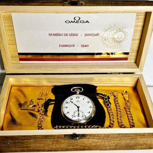 Omega - 1940 WWII. s/n: 9201546 - 1901-1949, Sieraden, Tassen en Uiterlijk, Horloges | Heren