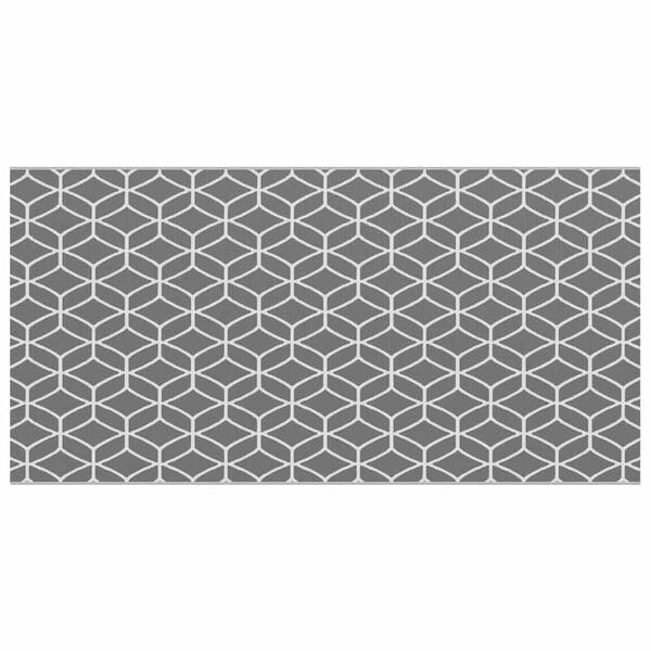 Tapijt Grijs/Wit 300x600 | Tweedekansje | OP = OP, Tuin en Terras, Gras en Kunstgras, Nieuw, Kunstgras, Ophalen of Verzenden