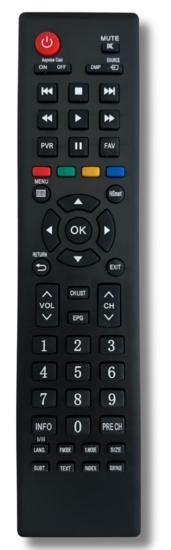 Vervangende Hisense ER-22601A / ER-22601B / ER-22654HS / ..., Audio, Tv en Foto, Afstandsbedieningen, Verzenden