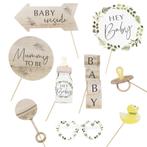 Photobooth Props Babyshower 10st, Verzenden, Nieuw