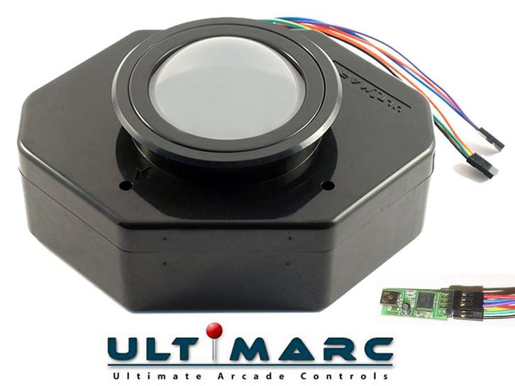 Ultimarc U-Trak Arcade Trackball Pearl (voor RGB), Spelcomputers en Games, Spelcomputers | Overige
