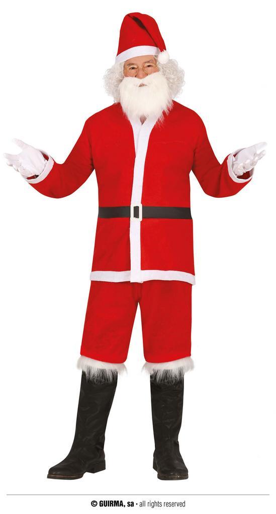 Kerstmanpak Claus Met Baard, Kleding | Heren, Carnavalskleding en Feestkleding, Nieuw, Ophalen of Verzenden