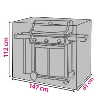 BBQ hoes | Rechthoekig | 147 x 61 x 112 cm, Tuin en Terras, Tuinmeubel-accessoires, Nieuw, Verzenden
