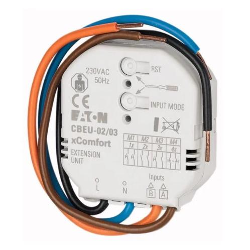 Eaton xComfort Binaire sensor - 2x230VAC - CBEU-02/03 - Wit, Doe-het-zelf en Verbouw, Elektra en Kabels, Nieuw, Verzenden