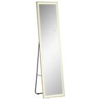 TRUUSK Wandspiegel Met LED 2 In 1 Staande Spiegel Volledige, Huis en Inrichting, Woonaccessoires | Spiegels, Verzenden, Nieuw