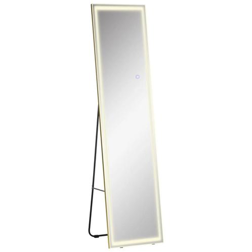 TRUUSK Wandspiegel Met LED 2 In 1 Staande Spiegel Volledige, Huis en Inrichting, Woonaccessoires | Spiegels, Nieuw, Verzenden