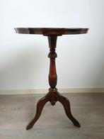 Bijzettafel - bloemmahonie - tripod wijntafeltje, Antiek en Kunst, Curiosa en Brocante