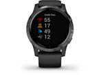 Garmin vívoactive 4 Zwart (Zwart), Verzenden, Zo goed als nieuw