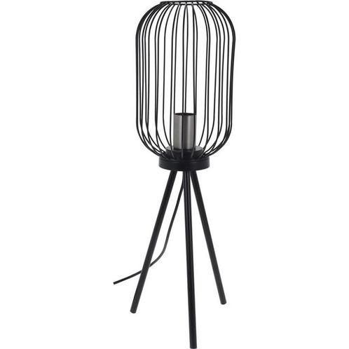 Tweedekans | Art Deco decoratieve staande lamp zwart-, Huis en Inrichting, Lampen | Vloerlampen, Nieuw, Ophalen of Verzenden