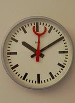 Stationsklok, Industriële klok - Bürk - Industrial Messing,, Antiek en Kunst