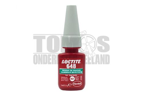 Loctite 648 schroefdraadborgmiddel groen (extreem sterk) 5ml, Fietsen en Brommers, Brommeronderdelen | Algemeen, Nieuw, Ophalen of Verzenden