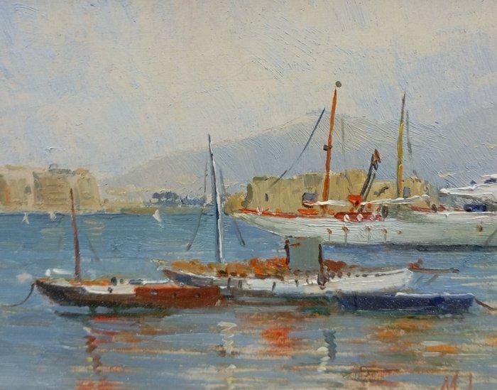 Maria Izzo (1921-2002) - Marina di Napoli, Antiek en Kunst, Kunst | Schilderijen | Klassiek