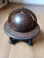 Tabletop globe - 1950-1960 - Houten bureaumond in Italië
