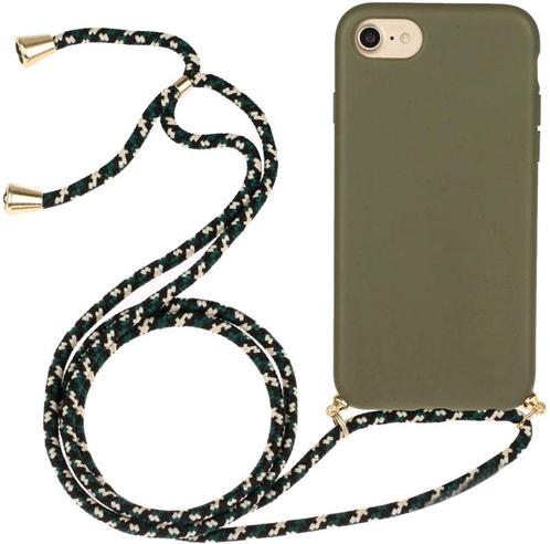iPhone 7 / 8 / SE 2020-2022 Crossbody TPU Hoesje met Koord G, Telecommunicatie, Mobiele telefoons | Hoesjes en Frontjes | Apple iPhone