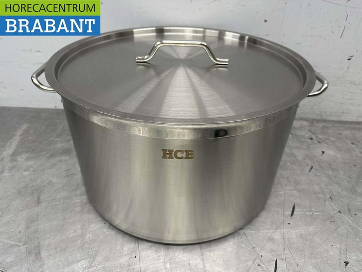 RVS HCB Soeppan Kookpan Pan Inductie 50 x 30 cm 58 liter, Zakelijke goederen, Horeca | Keukenapparatuur, Nieuw in verpakking, Ophalen of Verzenden