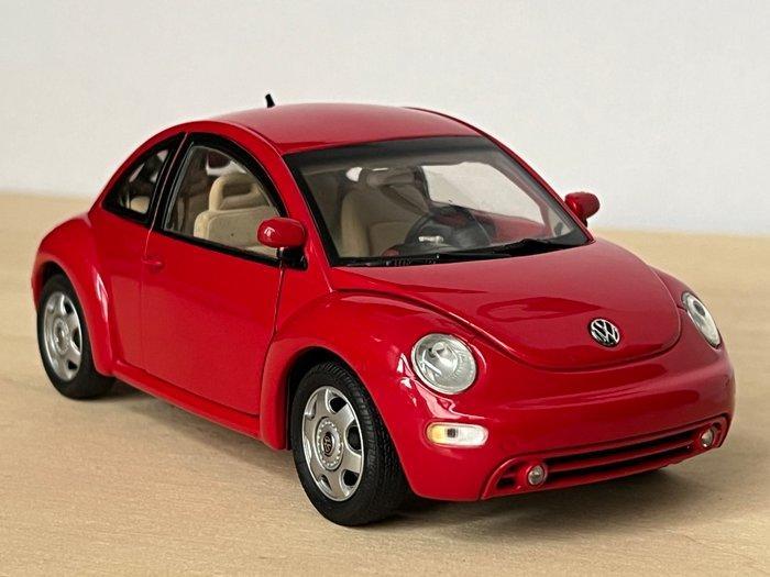 Franklin Mint 1:24 - Model coupé - Volkswagen New Beetle Red, Hobby en Vrije tijd, Modelauto's | 1:5 tot 1:12