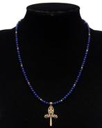 Lapis lazuli - Ankh-hanger – Faraos Wijsheid, Horus Visie, Antiek en Kunst, Antiek | Boeken en Bijbels