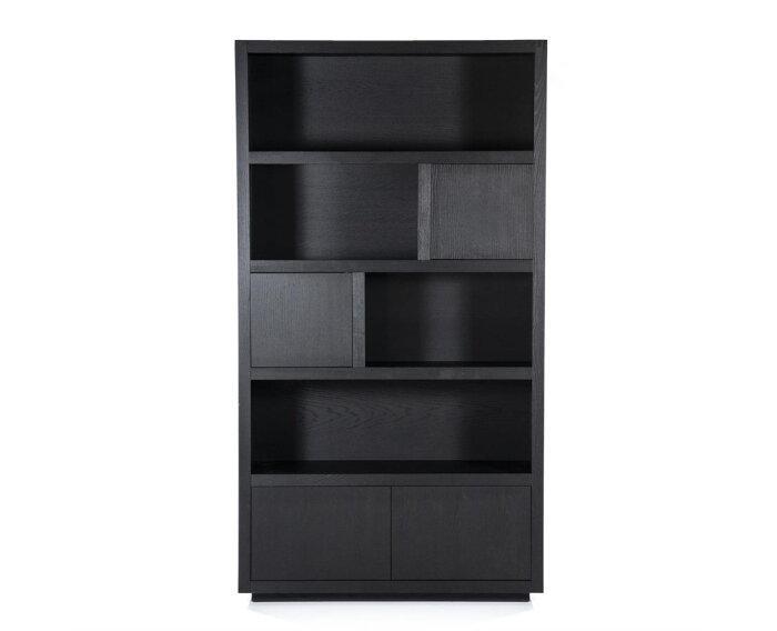 Kabinet kast Helsinki 4-drs. - zwart | Eleonora, Huis en Inrichting, Kasten | Buffetkasten, Nieuw, Ophalen of Verzenden