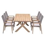 Garden Impressions Luando tuinset 7-delig - Tamako tuintafel, Verzenden, Nieuw