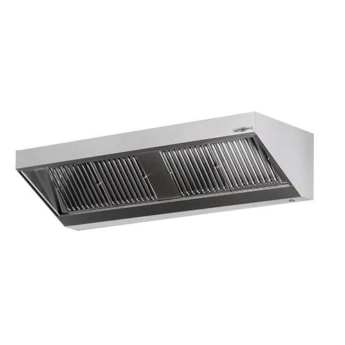 GGM Gastro | Wandafzuigkap - 1400mm - met filter & lamp |, Witgoed en Apparatuur, Afzuigkappen, Inbouw, 800 m³ per uur of meer