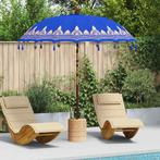 vidaXL Balinese Parasol Blauw 215 x 215 x 260 cm, Verzenden, Nieuw, 2 tot 3 meter