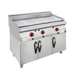 Gas Grillplaat Gasbraadplaat - 21,2 kW - Glad, Verzenden, Nieuw in verpakking, Fornuis, Frituur en Grillen