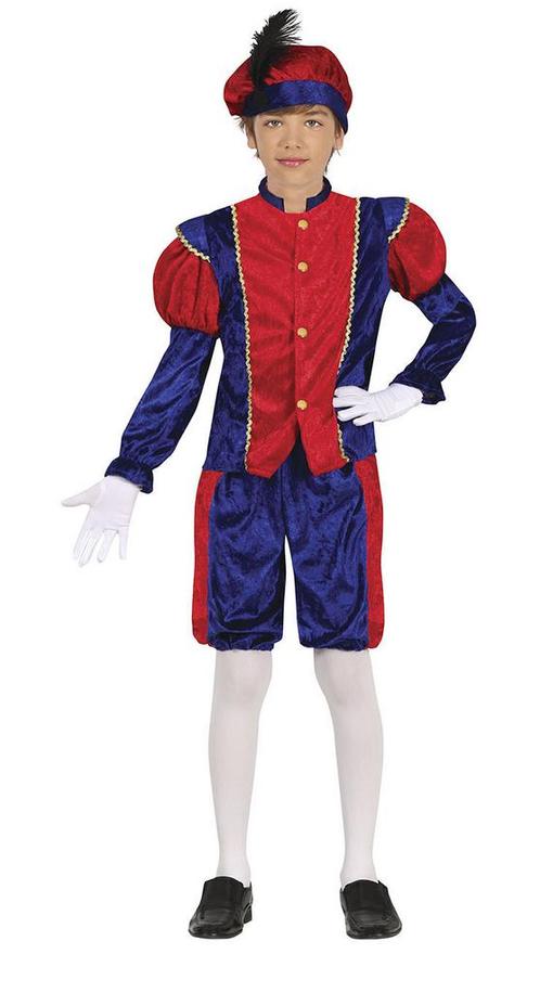 Pietenpak Kind Rood/Blauw, Hobby en Vrije tijd, Feestartikelen, Nieuw, Verzenden