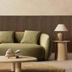 Akoestische wandpanelen met halfronde latjes - walnoot - 6, Verzenden, Nieuw