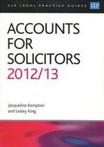 CLP legal practice guides: Accounts for solicitors by, Verzenden, Gelezen, Jacqui Kempton, Professor Lesley King