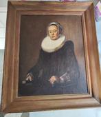 Europese school (XX) - Portrait de femme bourgeoise, Antiek en Kunst, Kunst | Schilderijen | Klassiek