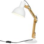 Leeslampje - Verstelbare klem - Wit, Huis en Inrichting, Lampen | Vloerlampen, Ophalen of Verzenden, Nieuw, Stof, Modern