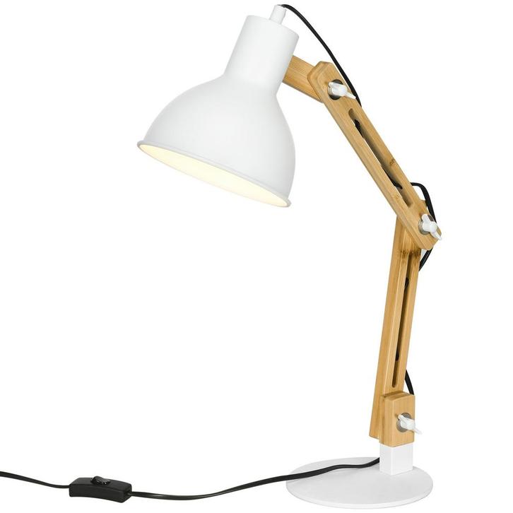 Leeslampje - Verstelbare klem - Wit, Huis en Inrichting, Lampen | Vloerlampen, Nieuw, Stof, Ophalen of Verzenden