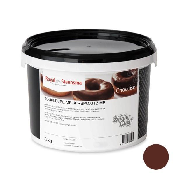Glazuur Fondant Chocolade | Chocoladeglazuur 3KG, Zakelijke goederen, Horeca | Food, Brood en Banket, Ophalen of Verzenden