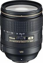 Nikon AF-S NIKKOR 24-120 mm F4.0 ED G VR 77 mm filter, Verzenden, Zo goed als nieuw, Standaardlens