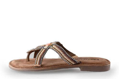 Lazamani Slippers in maat 39 Bruin | 10% extra korting, Kleding | Dames, Schoenen, Bruin, Zo goed als nieuw, Slippers, Verzenden
