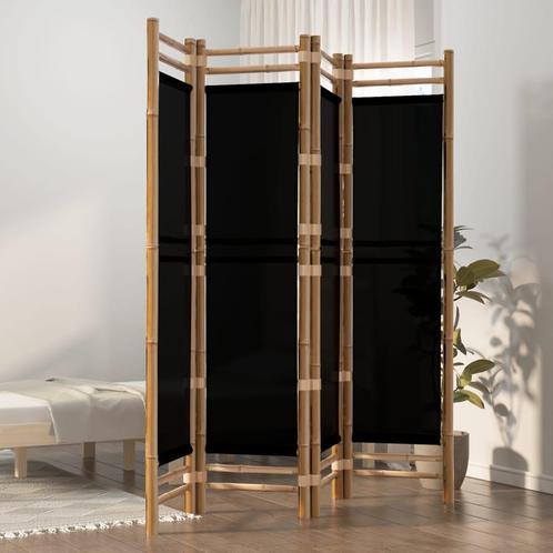 vidaXL Kamerscherm 4-panelen inklapbaar 160 cm bamboe en, Huis en Inrichting, Woonaccessoires | Kamerschermen, Nieuw, Verzenden