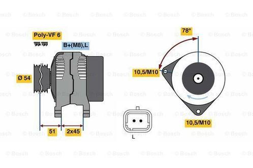 Dynamo / Alternator CITROËN C8 (2.0 HDi,2.0 HDi 135,2.2 HDi, Auto-onderdelen, Motor en Toebehoren, Nieuw, Ophalen of Verzenden